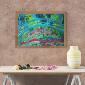 Water lilies - reproduction of Claude Monet